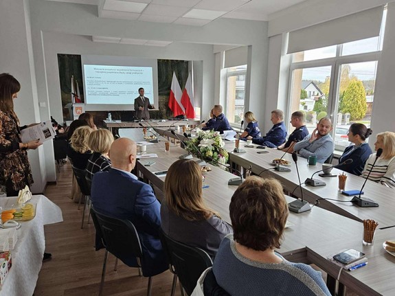 uczestnicy szkolenia dotyczącego przeciwdziałania przemocy