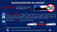 plakat bezpieczeństwo pieszych na drodze