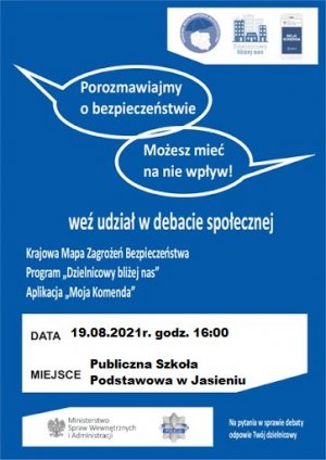 plakat debaty społecznej